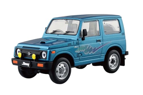 青島文化教材社(AOSHIMA) 1/32 楽プラ スナップキット No.18-TB スズキ JA11 ジムニー トリトンブルー..