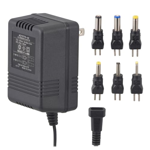 オーム電機 AudioComm ACアダプター DC6V対応 変換プラグ6種付き 電源アダプター ポータブル機器専用 AV-DR6005 送料無料