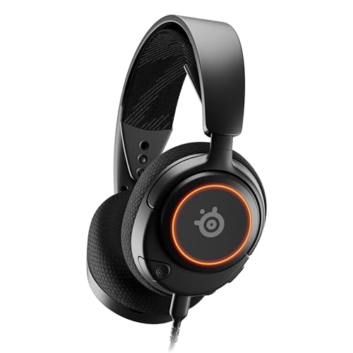 SteelSeries ゲーミングヘッドセット ヘッドホン Arctis Nova 3 軽量 有線 密閉型 PC PS5 PS4 Swi 送料無料