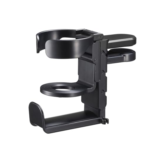 シングルタイプ・ドリンクホルダー付きブラック/ヘッドバンド幅60mm以下/PDA-STN71BK・Color:ブラックSize:ヘッドバンド幅60mm以下Style:シングルタイプ・ドリンクホルダー付き・パッケージ個数:1・デスクや棚にワンタッチで簡単に設置できるヘッドホンフックです。・ペットボトルが置ける折り畳み式のドリンクホルダー付きです。・フックは360度回転式なので机の外向きでも内向きでも使用できます。・最大38mmまでの天板にしっかり固定できるばね式構造を採用しています。≪ご注意≫※熱い飲み物を置かないでください。やけどをするおそれがあります。※マグカップなどのフタのない容器を置かないでください。こぼれるおそれがあります。※ドリンク容器の形状によって、確実に固定されない場合があります。※総耐荷重以上のものを置かないでください。破損したりクランプが外れるおそれがあります。●デスクや棚にワンタッチで簡単に設置できるヘッドホンフックです。 ●ペットボトルが置ける折り畳み式のドリンクホルダー付きです。 ●フックは360度回転式なので机の外向きでも内向きでも使用できます。 ●最大38mmまでの天板にしっかり固定できるばね式構造を採用しています。≪ご注意≫ ※熱い飲み物を置かないでください。やけどをするおそれがあります。 ※マグカップなどのフタのない容器を置かないでください。こぼれるおそれがあります。 ※ドリンク容器の形状によって、確実に固定されない場合があります。 ※総耐荷重以上のものを置かないでください。破損したりクランプが外れるおそれがあります。 ■サイズ：W77×D180×H128mm ■重量：162g ■総耐荷重：約1kg