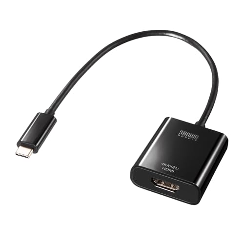 サンワサプライ USB Type C-HDMI変換アダプタ（4K/60Hz/HDR・簡易パッケージ版） AD-ALCHDR04TK 送料無料