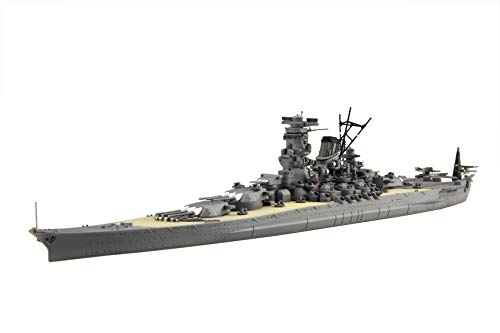 組み立てグレイ/1/700/特-022・パッケージ個数:1・プラモデル・【スケール】1/700商品紹介 連合艦隊の象徴である戦艦大和 精密な造形の25ミリ3連装機銃パーツを追加・仕様変更で再登場 製品は接着組立と塗装を必要とする未塗装キットです。 スケールは1/700で、艦底部は含まない洋上模型です。 従来(特シリーズ)の金型を使用した製品です。 戦艦大和は、日本海軍が設計・建造した最後の艦型「大和型」の1番艦で、呉海軍工廠にて開戦すぐの昭和16年12月に竣工しました。 搭載する主砲は世界最大の46センチ砲9門、排水量は64 000トンと空前絶後の艦船でした。 竣工後はすぐに連合艦隊に編入、時代は航空機が主力となりつつあり大和も対空兵装を強化する改装を受けつつ、マリアナ沖海戦、レイテ沖海戦と出撃。 昭和20年4月には米軍が沖縄に上陸、水上特攻部隊として大和は護衛の軽巡・駆逐艦と共に出撃するも米軍航空部隊に進撃を阻止され九州坊ノ岬沖にて沈没しました。 ●製品は昭和20年4月の沖縄方面へ向けて最後の出撃となった際の姿をモデルにしています。 ・副砲を半数撤去し12.7センチ連装高角砲・25ミリ機銃を増強時。 ・艦橋上に21号電探、艦橋側面(移設後)に22号電探、後部マストに13号電探を装備。 ●艦体は左右舷と上部木甲板部が一体となった構成 ・大戦後期の特徴である舷窓は、閉塞された姿を凸モールドで表現。 ・木甲板は凸モールド表現。 ・艦体・艦底板を含めパーツ成型色はグレー。 ・艦橋および煙突は左右張り合わせ式の形状。 ●最終時の対空兵装を増強された姿である装備品 ・主砲は砲身とキャンバスを一体とし、俯仰角度は係止位置で固定式としています。 ・副砲は改装で減じられた2基のみで、砲塔と砲身が一体化したパーツとしています。 ・25ミリ3連装機銃(シールド無し)は、従来の成型パーツと精密な造形の2018年起用金型パーツが付属、選択可能に。 ・シールド付き25ミリ3連装機銃の銃身仰角は高仰角と係止位置の2通りから選択可能。 ・主砲天蓋上や艦尾に増設された機銃座は専用パーツで再現。 艦載水偵は零式観測機と零式(三座)水上偵察機の2種で各2機が付属。 艦載機の成型色はグレーです。 ●付属デカールは3種類 ・軍艦旗や日章旗、艦載機のマーキングを収録したデカール。 ・軍艦旗等はサイズ3種を用意。実物の10巾、6巾、3巾の寸法を1/700スケールとしたものが収録。 ・艦載機の日の丸、味方識別帯(黄帯)など収録し、日の丸は大戦後期の白縁がないものも含みます。 ・喫水表記や艦首の菊花紋章、艦尾の艦名表記(金色および軍艦色塗りつぶしの2種)を収録したデカール。 ・艦後部の航空作業甲板上にある歩行帯を手軽に表現できるよう収録したデカール。 成型パーツはグレーおよび透明色の2色構成としています。 組立てパーツ数287点 【付属内容】 ランナーx18 ・組立説明書x1 ・デカールx3 ※この商品は日本製です。 ※この商品は、組み立てが必要なプラモデルキットです。 安全警告 なし