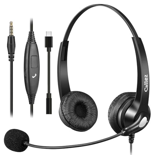 3.5mm/usb-cブラック/標準/-・Color:ブラック・※明瞭な通話：ブロードバンド音声の3.5 mmジャック接続PC用ヘッドセット、自然な聴力が体験でき、明確な通話を実現し、仕事の効率を向上させます。ノイズキャンセリングマイク付きので、背景騒音を低減し、音響衝撃保護は聴覚を保護します。・※使用簡単&幅広い互換性：音量を上/下が簡単に調節し、着信応答/終話のボタンを備えたのCallez PC用ヘッドフォン、USB Type Cから3.5mmヘッドセットジャックアダプターが含まれています。PC、タブレット、Mac、ノートパソコン、iPhone、Android携帯電話に対応し、3.5mmとUSB-Cジャックの両方でシームレスな接続を提供します。注意：iPhone 7/8/X/XS/XR/11/12/13/14には、Apple純正のLightningから3.5mmアダプターが必要です。このアダプターは本製品には付属していません。（Apple提供）・※超快適性：超軽量の携帯電話用ヘッドホンのヘッドバンドな調整が可能で、すべてのヘッドタイプのサイズに適しています。高品質で