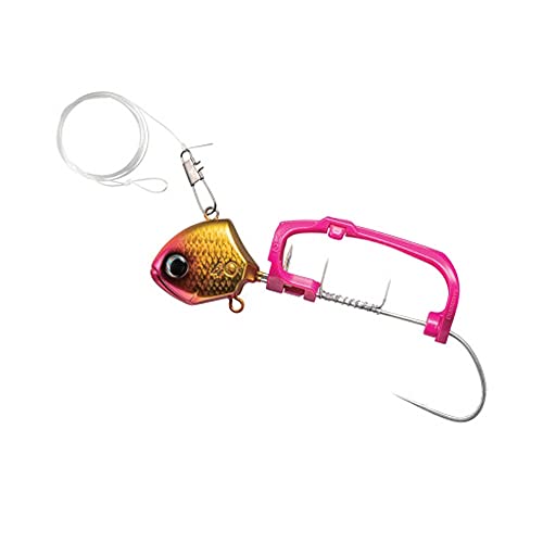 50号ピンクゴールド/50号/-・Color:ピンクゴールドSize:50号Style:50号・カラー：ピンクゴールド・サイズ：50号・クリップサイズ：M・付属品：ナイロンリーダー12号 70cm×1本シマノ(SHIMANO) ルアー 針・仕掛け サーベルマスター 船テンヤ β ゲキハヤ 2021 PN-VS1U 50号 船釣り タチウオ ピンクゴールド