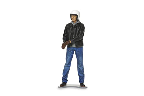 組み立てグレー/1/12 スケール/TAM14137・パッケージ個数:1・組み立て塗装が必要なプラモデル。別途、接着剤や工具、塗料等が必要。・1/12スケール未塗装プラスチック組み立てキット・市販タイプのオートバイモデルと組み合わせられるライダー人形・レザージャケット＋ジーンズのカジュアルなライダーファッションを再現・頭部や左右の腕、手は2種類のパーツをセット商品紹介 1/12スケールの市販タイプのオートバイモデルと組み合わせられるライダー人形。 レザージャケット＋ジーンズのカジュアルなライダーファッションを再現。 自然なポーズや顔の表情、ウェアの質感、皺など、3Dスキャナーとデジタルモデリングを駆使したリアルな造形が見どころ。 ヘルメットをかぶりグローブをはめるポーズ、ヘルメットを右手に持ちニット帽をかぶった状態での2タイプの立ち姿が選択可能。 頭部や左右の腕、手は2種類のパーツをセット。 ヘルメットはジェットタイプ (バイザー選択式)、ハーフタイプの2種類、サングラスのパーツも付属。 ねじ止めで取り外し可能な台座付き。 ※この商品は、組み立て、塗装が必要なプラモデルです。 ※組み立て、塗装には別途、接着剤や工具、塗料等が必要です。 ※「プラモデル」は日本プラモデル工業協同組合所有の登録商標です。 (.co.jpより) 安全警告 該当なし