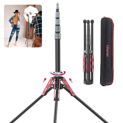 Ulanzi ライトスタンド 撮影用スタンド カーボン製 軽量 194cm ストロボスタンド 5...