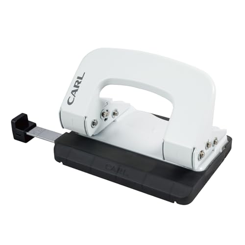 カール事務器 軽あけパンチ 小型 アリシス 2穴 16枚 シリーズ累計200万個販売 ホワイト LPN-16-W 送料無料
