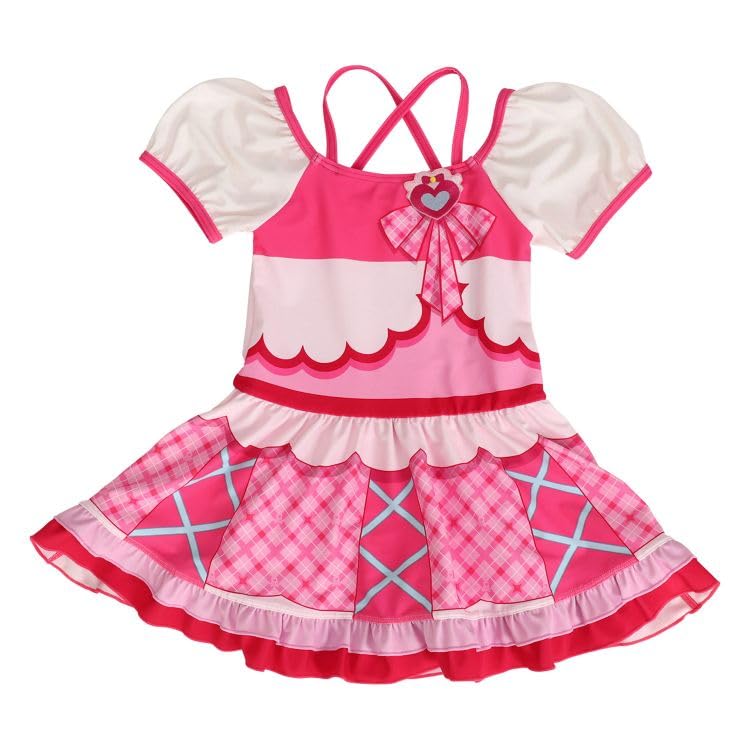 バンダイ キミとアイドルプリキュア♪ 女児 変身水着 ワンピース 100cm ピンク 572 送料無料