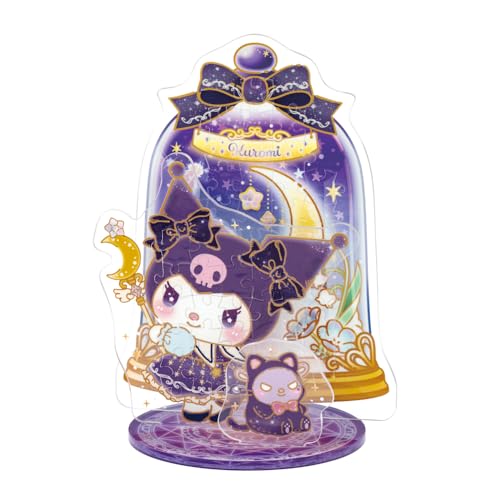 アクスタがジグソーパズルに！・ピースがカチッとハマってくずれない！新発想のジグソーパズルです。・完成サイズ：H約126×W約95×D75・(C)2025 SANRIO CO. LTD.商品紹介 人気のサンリオキャラクターが魔法使いになっちゃった！ そっと飾って、心いやされるガラスドームに閉じ込めたかわいい魔法の世界 アクスタがジグソーパズルに！ ピースがカチッとハマってくずれない！新発想のジグソーパズルです。 〜セット内容〜 ●パズルピース 　・本体/パズルピース 　・背景/パズルピース ●枠パーツ2個 ●装飾パーツ1個 ●台座1個 安全警告 なし