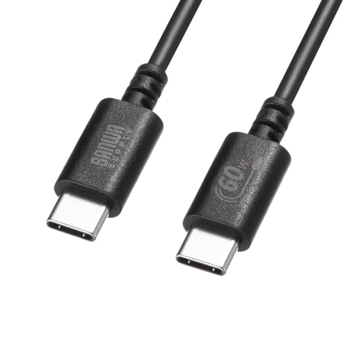 ブラック/2m/KU-CCP6020BK・Color:ブラックSize:2m・パッケージ個数:1・USB Type-Cポートを持つパソコンやタブレット、スマートフォンなどと、USB機器（USB2.0 Type-Cポートを持つ機種）を接続するためのケーブルです。・USB-IF（USB Implementers Forum）で認証された製品です。・USB2.0の「HI-SPEED」モードに対応した高品質ケーブルで、USB2.0対応の機器を接続することができます。（USB2.0/USB1.1両対応）・USB PD（USB Power Delivery）に対応しています。USB PD対応の機器、環境では最大PD60W（DC20V/3A）の電源供給が可能です。※供給電源はPD対応の機器や電源の仕様により異なります。・PD60Wに対応しているので、スマートフォンやタブレット、ノートPCなどを急速充電することが出来ます。●USB Type-Cポートを持つパソコンやタブレット、スマートフォンなどと、USB機器（USB2.0 Type-Cポートを持つ機種）を接続するためのケーブルです。 ●USB-IF（USB Implementers Forum）で認証された製品です。 ●USB2.0の「HI-SPEED」モードに対応した高品質ケーブルで、USB2.0対応の機器を接続することができます。（USB2.0/USB1.1両対応） ●USB PD（USB Power Delivery）に対応しています。USB PD対応の機器、環境では最大PD60W（DC20V/3A）の電源供給が可能です。 ※供給電源はPD対応の機器や電源の仕様により異なります。 ●PD60Wに対応しているので、スマートフォンやタブレット、ノートPCなどを急速充電することが出来ます。 ●最大480Mbpsの高速データ転送が可能です。 ●銅製の編組シールド材の内側に密閉型のアルミシールド処理を施した二重シールドケーブルで、低域から高域まで、ほとんどのノイズから大切なデータを守ります。 ●錆にも強く、経年変化による信号劣化の少ない金メッキピンを使用しています。≪ご注意≫ ※DisplayPort Alternate Modeには対応していないため、映像出力はできません。 ■カラー：ブラック ■ケーブル長：2m ■ケーブル径：Φ3.2mm ■コネクタ形状：USB2.0 Type-Cコネクタオス - USB2.0 Type-Cコネクタオス ■線材規格（UL）：UL 2725 ■USB PD（USB Power Delivery）対応：○ ■USB PD（USB Power Delivery）仕様：最大PD60W（DC20V/3A） ■規格：USB2.0/USB1.1 ■認証有無：有り ■重量：約43.8g ■線材難燃性：VW-1 ■被覆材質：PVC ■最小曲げ半径：13mm ■シールド数：2重シールド