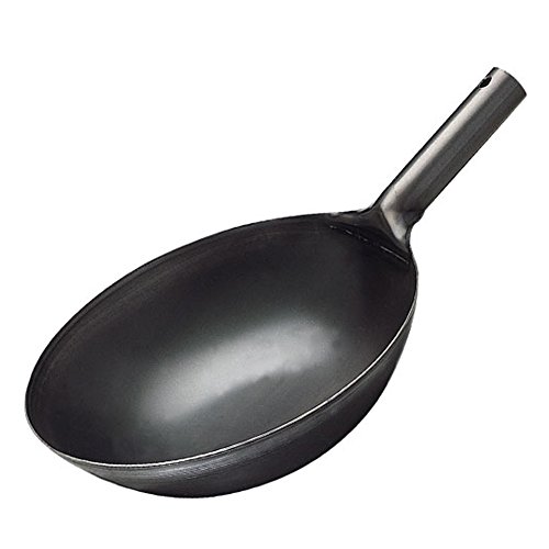 島本製作所 鉄製 北京鍋 味一鉄 27cm KS01-D2710 ブラック 送料無料
