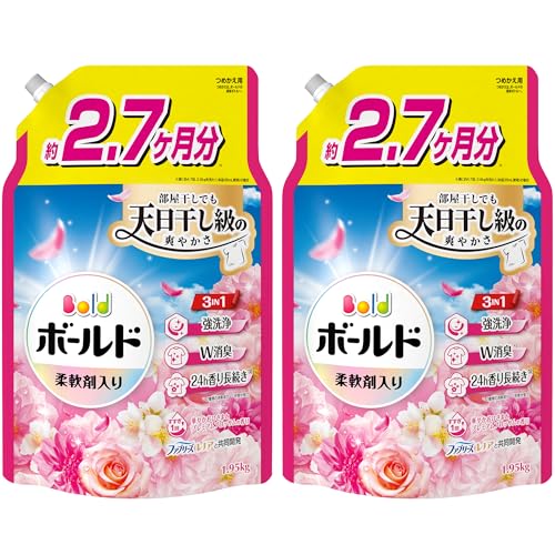 Bold ボールド 洗濯洗剤 液体 プレミアムブロッサム 詰め替え 1950g×2袋 送料無料