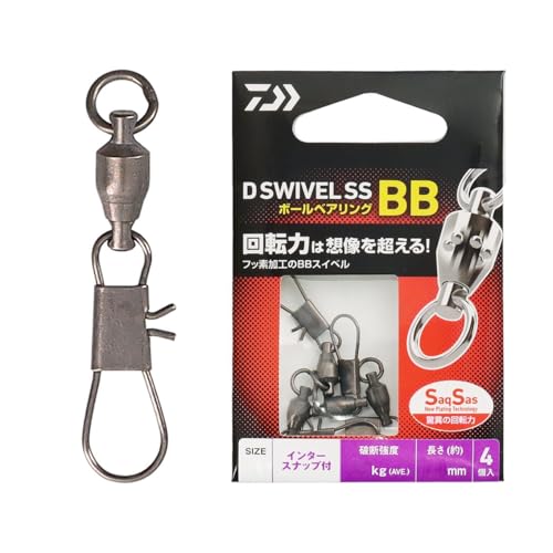 ダイワ(DAIWA) ボールベアリングスイベル D SWIVEL SS BB インタースナップ 3 送料無料