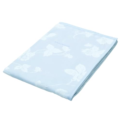 nishikawa 【 西川 】 綿毛布 シングル 洗える 綿100％ ウェッジウッド ワイルド ストロベリー やわらか 日本製 ブルー 送料無料