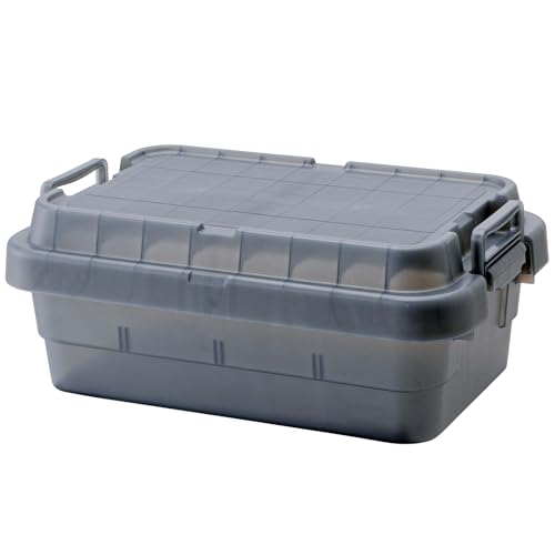 Rakuten - リス(RISU) 収納ボックス トランクカーゴ TC-50S LOW クリアブラック 30L 日本製 コンテナ ボックス スタッキング 送料無料