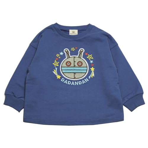 [バンダイ] 【本体綿100％】2025年 秋冬 アンパンマン 裏毛 4キャラ さがら刺繍 スウェットシャツ Anpanman ネイビー 送料無料