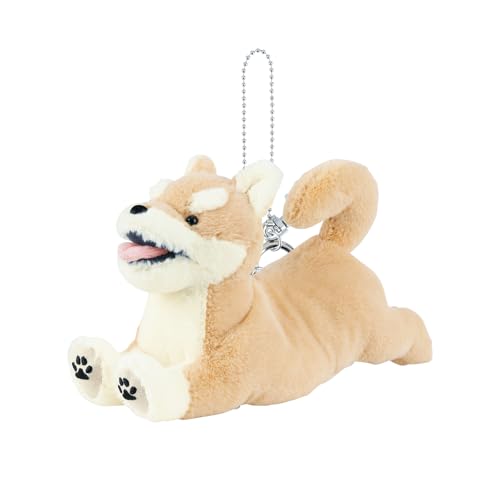 りぶはあと ポーチ フラッピー シバイヌ (全長約19cm) かわいい チェーン付 小物入れ 犬 3 ...