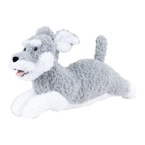 Rakuten - りぶはあと ウェルカムクッション フラッピー ミニチュアシュナウザー (全長約30cm) かわいい 犬 ぬいぐるみ 37253-72 送料無料