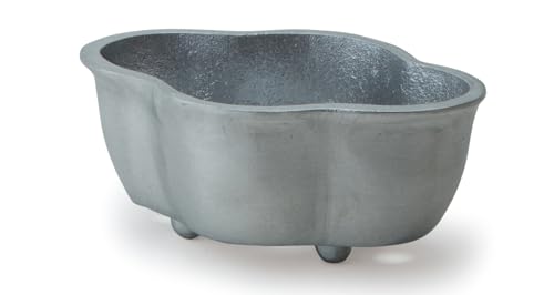 ポッシュリビング 植木鉢 ブルータポット 約W12×D8.5×H5cm シルバー 64102 送料無料