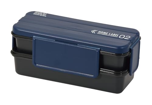 乐天商城 - パール金属 弁当箱 ランチジャー メンズ ランチボックス 2段 ネイビー 日本製 ホームレーベル DC-6069 送料無料