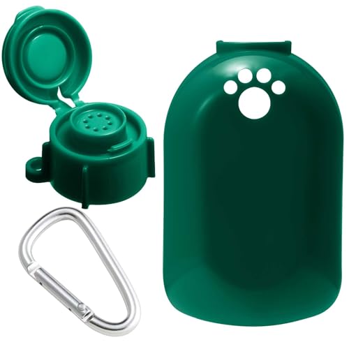 乐天商城 - 伊勢藤(ISETO) ペットボトル用キャップ おでかけ給水器&マナーキャップ カラビナ付き グリーン 日本製 犬の散歩に おしっこ洗浄 送料無料