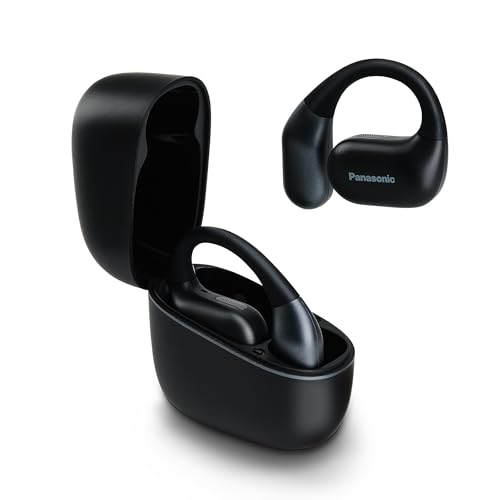 Headphones - パナソニック ワイヤレスイヤホン オープン型 マルチポイント ブラック RB-F10D-K 送料無料