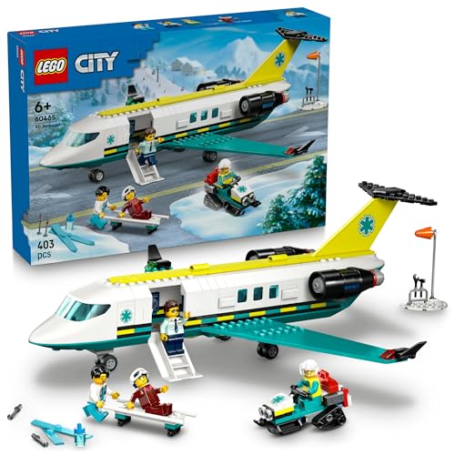 乐天商城 - レゴ(LEGO) シティ 救急輸送機 おもちゃ 玩具 誕生日 プレゼント ブロック 知育 男の子 女の子 子供 6歳 7歳 8歳 9歳 送料無料