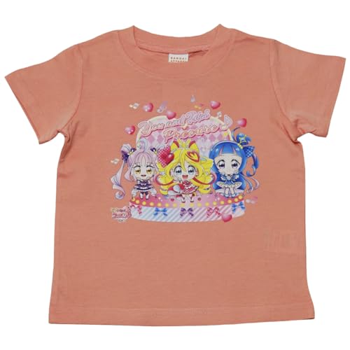 乐天商城 - 【本体綿100％】2025年 夏物 プリキュア 天竺 半袖Tシャツ precure レッドピンク◇100cm 送料無料
