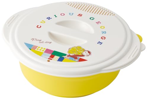 スケーター(Skater) 電子レンジ調理用品 即席 ラーメンメーカー 湯切り口付 1.2L 日本製 おさるのジョージ ブロック UDR 送料無料
