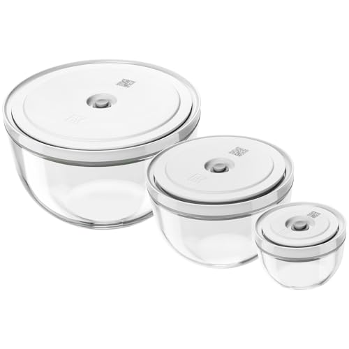 乐天商城 - ZWILLING ツヴィリング 「 フレッシュ & セーブ 真空保存ボウル 3個セット S/M/L ガラス 」 ボウル セット 密閉 蓋 送料無料