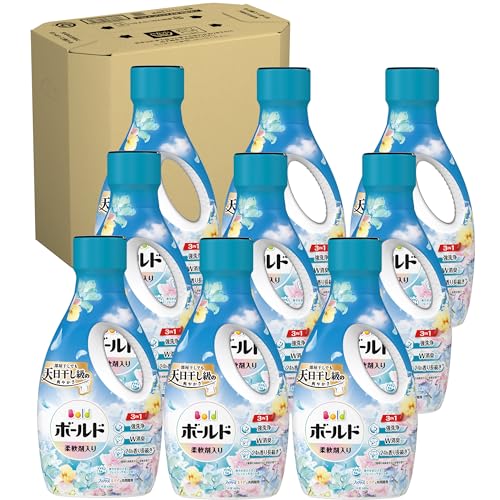 パッケージ個数:1・新しい洗濯洗剤のボールドジェルは部屋干しでも天日干し級の爽やかさ・3IN1で強洗浄+W消臭+24h香り長続き・爽やかおひさまとフレッシュサボンの香り・部屋干しにもOK・ファブリーズ&レノアと共同開発商品紹介 部屋干しでも天日干し級の爽やかさ 3 IN 1： 強洗浄・W消臭*1・24h香り長続き*2 ファブリーズ　レノアと共同開発 爽やかおひさまとフレッシュサボンの香り すすぎ1回OK 部屋干しにも 10％濃縮！ *3 少ない量で同じだけ洗える *1 2種類の消臭成分 *2 保管状態で *3 2024年のボールドジェルシリーズ比。 ボールド 柔軟剤入り 洗濯洗剤 液体 爽やかおひさまとフレッシュサボンの香り 原材料・成分 界面活性剤(20%：ポリオキシエチレンアルキルエーテル、直鎖アルキルベンゼンスルホン酸塩、アルキルエーテル硫酸エステル塩、純せっけん分(脂肪酸塩))、安定化剤、香料、pH調整剤、水軟化剤