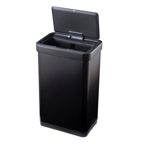 Rakuten - EKO 2025年10月発売 新型モデル ゴミ箱 自動開閉 センサー 50L (45Lゴミ袋対応) ブラック エコノヴァ ステンレス イ 送料無料