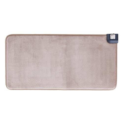 ライフジョイ(LIFEJOY) ホットマット 90cm×45cm フランネル 肌触りが良い ふかふか 省エネ 強弱切替 グレイジュ LF 送料無料