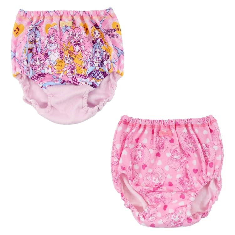バンダイ プリキュアオールスターズ カラーショーツ インゴム 2枚組 B柄 110cm アソート 綿100% 女児下着 572 送料無料
