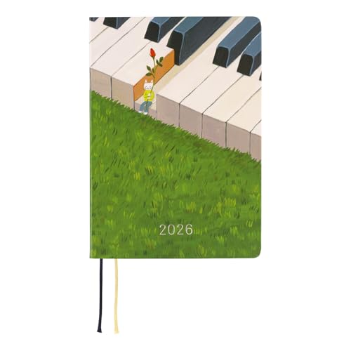 ほぼ日手帳 2026 HON 英語版 久保田寛子/和音待ち [A6/1日1ページ/1月/月曜はじまり] 送料無料