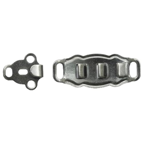 Rakuten - 日本紐釦貿易 カギホック 巾11×28mm 100組入 検針器対応 黒 FK502-01-100 送料無料