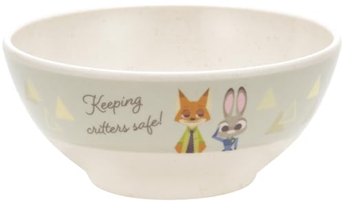 スケーター(Skater) メラミン 茶碗 バンブーファイバー 210ml 食洗機対応 ディズニー ズートピア M32B-A 送料無料