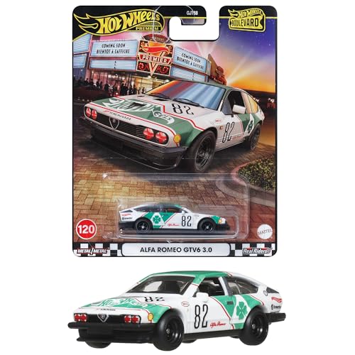 Rakuten - ホットウィール(Hot Wheels) ブールバード アルファロメオ GTV6 3.0 乗り物おもちゃ ミニカー 3歳から グリーン J 送料無料