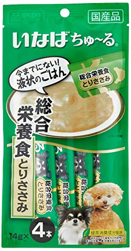 乐天商城 - いなば ちゅ~る 総合栄養食 とりささみ 4本 6個セット 送料無料