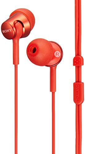 乐天商城 - ソニー(SONY) 有線イヤホン MDR-EX155 : カナル型 レッド MDR-EX155 R 送料無料