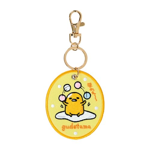 乐天商城 - サンリオ(SANRIO) 刺繍ワッペンキーホルダー（キャラクター大賞第1弾） ぐでたま ポリエステル・スチール 486370 送料無料