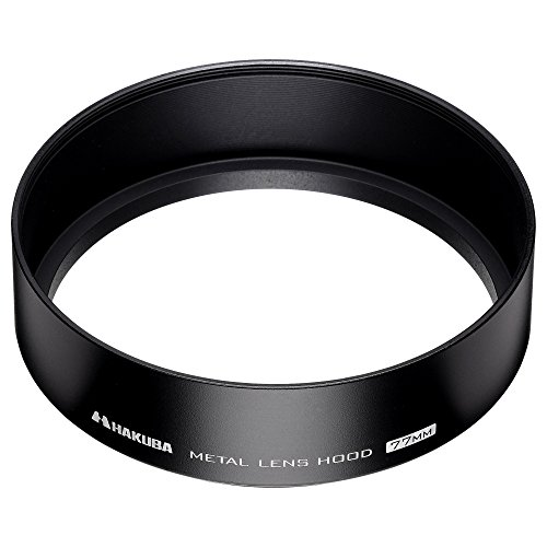 ブラック/フィルター径77mm装着用/KMH-77・Size:フィルター径77mm装着用PatternName:単品・パッケージ個数:1・フード先端部ネジ径 : 82mm・材質 : 6000系アルミニウム合金・レンズ取付部ネジ計 : 77mm・レンズフードには直射光をカットしフレアやゴーストの発生を抑制する効果があるほか、レンズ面への外部からの接触を防ぐ役割もあります。50mm標準レンズ(35mm判の場合) に対応するレンズフードです。メタルレンズフードは高強度6000系アルミニウム合金( 強度・耐食性に優れるため建築用サッシなどに使われる材質) を、高精度の切削加工で作り上げたレンズフードです。内側には内面反射を防止するマット塗装と遮光線の処理をしています。フード先端部のネジ径に合わせてレンズキャップやフィルターを装着したり、フードを連結して望遠レンズに対応させることができます。レンズフードには直射光をカットしフレアやゴーストの発生を抑制する効果があるほか、レンズ面への外部からの接触を防ぐ役割もあります。