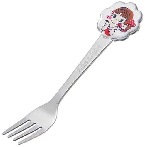スケーター(Skater) 子供用 ステンレス製 ダイカット フォーク 11cm 食洗機対応 ペコちゃん おかし DFS1C-A 送料無料