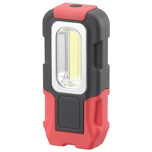 Rakuten - オーム電機 作業灯 懐中電灯 LED マグネット固定 フック付き COB 多目的作業ライト 130ルーメン 昼光色 電池式 SL-W13 送料無料