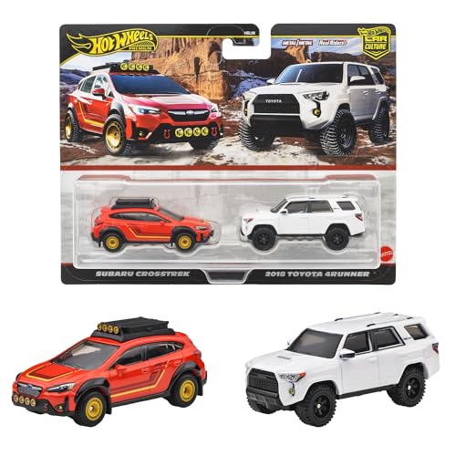 乐天商城 - ホットウィール(Hot Wheels) プレミアム 2パック スバル クロストレック / 2018 トヨタ 4ランナー 乗り物おもちゃ 送料無料