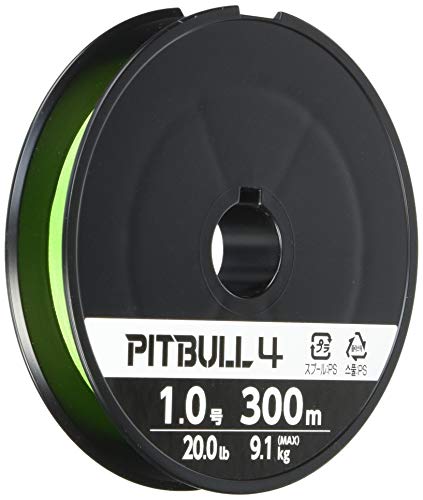 Rakuten - シマノ(SHIMANO) ライン ピットブル4 300m 1.0号 ライムグリーン PL-M74S 釣り糸 ライン 1号 送料無料