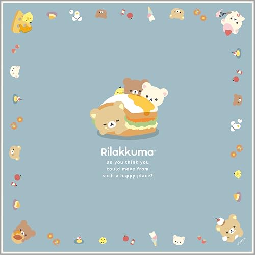 サンエックス(San-X) リラックマ ランチナフキン ブルー CH44301 H430×W430mm 送料無料