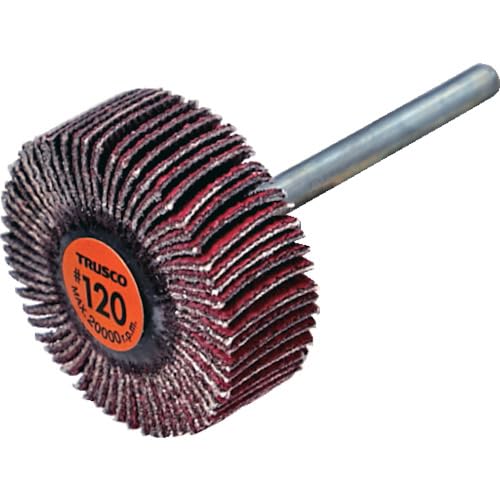 -/-/TCF2510-CE-120・●強靭なセラミック砥粒と柔軟性のある基布によりシャープでなめらか（マイルド）な研削感を実現しました。●フラップホイールのソフトな感触に高硬度セラミック砥粒の研削力が組み合わさり、今までにない好感触の作業が行えます。●フラップホイールの特長である摩耗した砥材を排出する効果に加え、セラミック砥粒は衝撃に効率よく破砕していくことで高い研削力と安定した研磨力を維持します。●フラップホイールのワークに熱を与えにくい構造とセラミック砥粒の研削力が、スムースでやけを起こさないデリケートな研磨作業に対応します。●強靭なセラミック砥粒と柔軟性のある基布によりシャープでなめらか（マイルド）な研削感を実現しました。●フラップホイールのソフトな感触に高硬度セラミック砥粒の研削力が組み合わさり、今までにない好感触の作業が行えます。●フラップホイールの特長である摩耗した砥材を排出する効果に加え、セラミック砥粒は衝撃に効率よく破砕していくことで高い研削力と安定した研磨力を維持します。●フラップホイールのワークに熱を与えにくい構造とセラミック砥粒の研削力が、スムースでやけを起こさないデリケートな研磨作業に対応します。