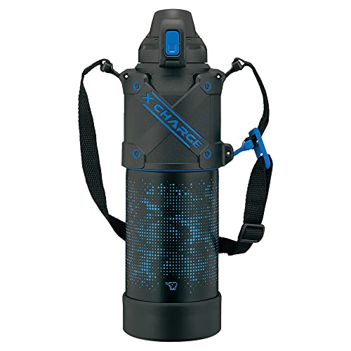象印マホービン(ZOJIRUSHI) 水筒 シームレスせん スポーツタイプ 大容量 1.5L 直飲み ステンレスクールボトル ブル—ブラ 送料無料