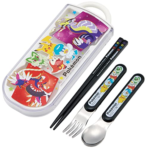 スケーター(Skater) トリオセット 箸 スプーン フォーク ポケットモンスター 23N 子供用 抗菌 日本製 TACC2AG-A 送料無料